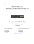 Waters Network Systems GSM2109-1009-8PoE Specifications