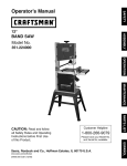 Craftsman 351.224000 Operator`s manual