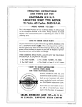 Craftsman 115 Operating instructions