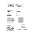 OWNERS CARE & USE MANUAL