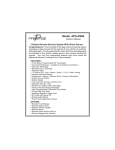 Audiovox APS-25KB Owner`s manual