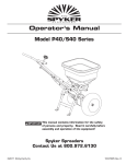 Brinly-Hardy P40 Series Operator`s manual