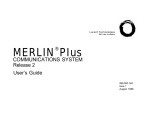 AT&T Merlin User`s guide