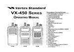 VX-450 Series Owner`s Manual