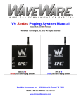 WaveWare SPS5 V9 Specifications