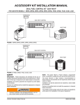 Coleman Dual Fuel Installation manual