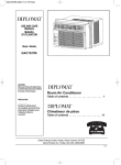 Danby Diplomat DAC7037M Operating instructions