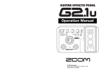 Zoom G2.1u Specifications