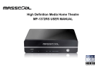 MASSCOOL MP-1372RS User manual