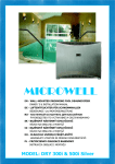 MICROWELL DRY 500 User manual
