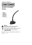 Craftsman 358.792421 Operator`s manual