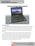 Dell Latitude 2120: Netbook durability comparison