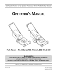 MTD A20 Series Specifications