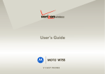 Motorola W755 User`s guide