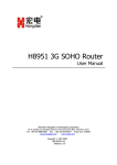 Shenzhen Hongdian Technologies GalaxyH7921 User manual