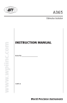 Ma Audio M600XE Instruction manual