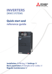 Mitsubishi Electric FR-PU07 Instruction manual