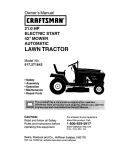 Craftsman 917.271843 Owner`s manual