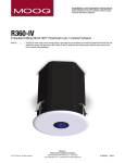 Moog R360-IV Operating instructions