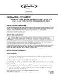 Installation Manual 10/08/2003