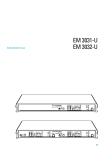 Sennheiser Rack-mount Receivers EM 2000 Technical data