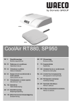 Waeco Coolair SP950 Instruction manual