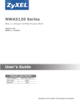 ZyXEL Communications NWA-3166 User`s guide