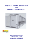 Cooline ASQ440B Unit installation