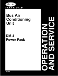 Carrier DM-4 Power Pack Service manual