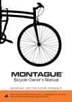 MONTAGUE Paratrooper Owner`s manual