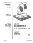 Craftsman 900.233550 Owner`s manual