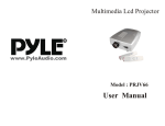 PYLE Audio PRJV66 User manual