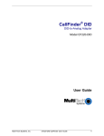 Multitech CF220 User guide