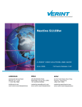 Verint Nextiva S1700e Series User guide