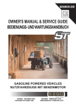 Ezgo ST 400 CARB Owner`s manual
