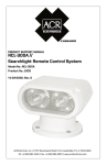 ACR Electronics RCL-100 SEARCHLIGHT Specifications
