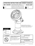 Enerco Mr. Heater MH4B Operating instructions
