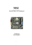 MSI MS-6534 Instruction manual