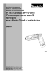 Makita DF010D Instruction manual