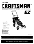 Craftsman 917.376301 Specifications