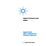 Agilent Technologies E2094S User`s guide