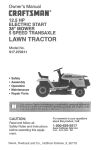 Craftsman 917.270311 Owner`s manual