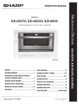 Sharp KB-6024MS Installation manual