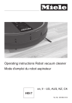 Miele Vacuum cleaners Operating instructions