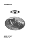 Rover 108 - 109 Owner`s manual