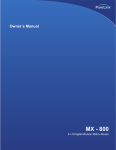 Dtrovision LLc Pure Link DCE Series Owner`s manual