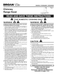 Broan EW5836SS Installation manual