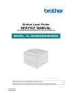 Brother HL-6050DN Service manual