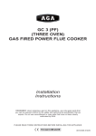 AGA GC 3 Technical data