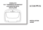 Audiovox VODDLX10 Installation guide